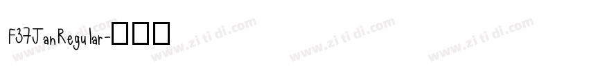 F37JanRegular字体转换