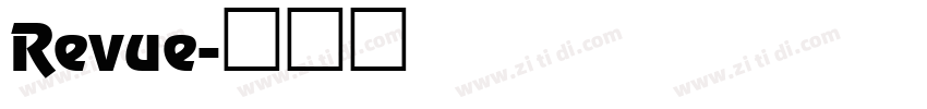 Revue字体转换