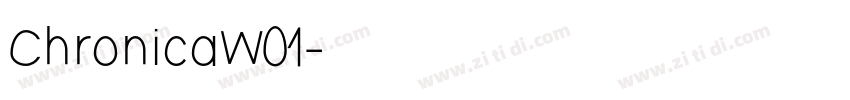 ChronicaW01字体转换