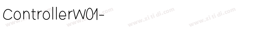 ControllerW01字体转换