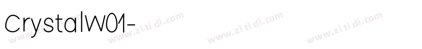 CrystalW01字体转换