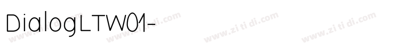 DialogLTW01字体转换