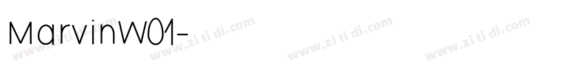 MarvinW01字体转换