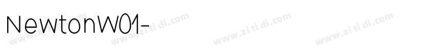 NewtonW01字体转换