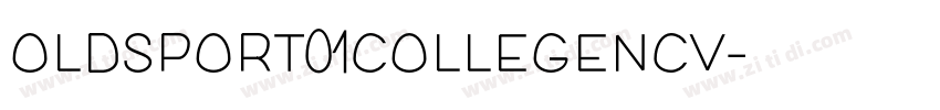 OLDSPORT01COLLEGENCV字体转换