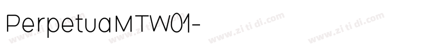 PerpetuaMTW01字体转换