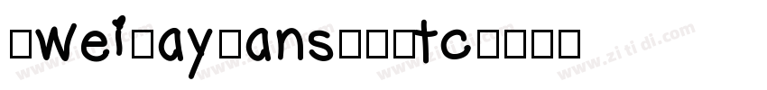 SweiJaySansCJKtc字体转换