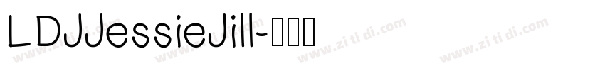 LDJJessieJill字体转换