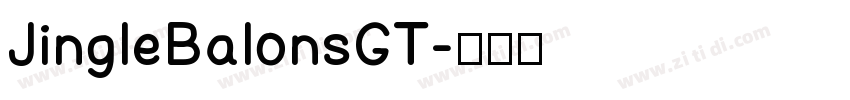 JingleBalonsGT字体转换