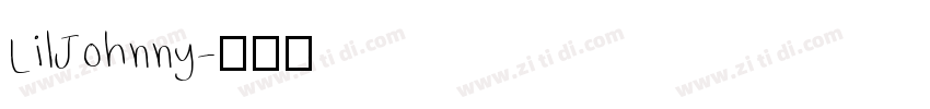 LilJohnny字体转换