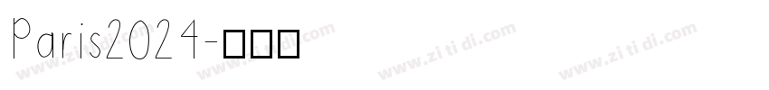Paris2024字体转换