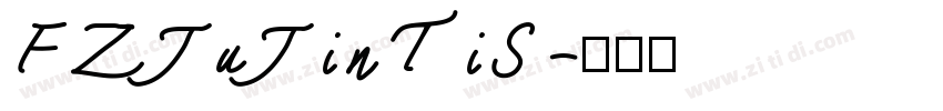 FZJuJinTiS字体转换