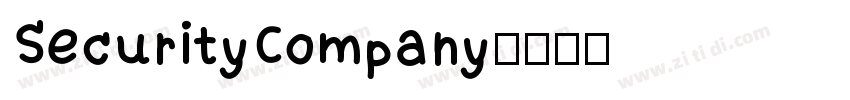 SecurityCompany字体转换