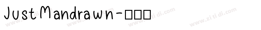 JustMandrawn字体转换