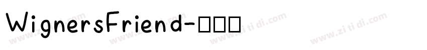 WignersFriend字体转换
