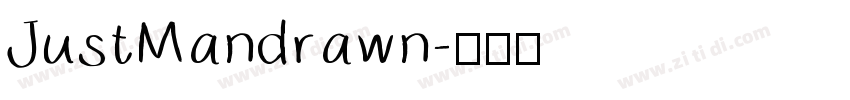 JustMandrawn字体转换
