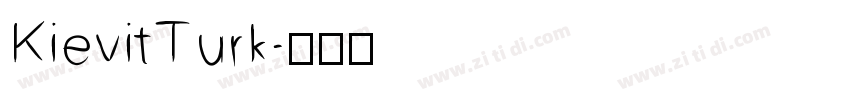 KievitTurk字体转换