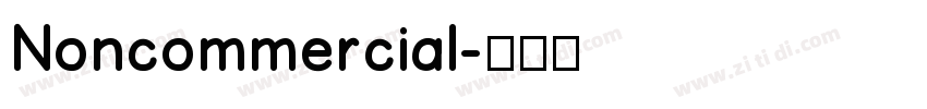 Noncommercial字体转换