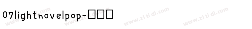 07lightnovelpop字体转换