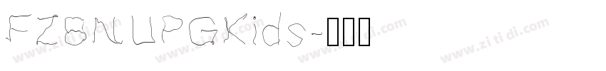 FZBNUPGKids字体转换