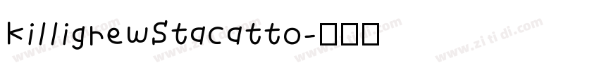 KilligrewStacatto字体转换