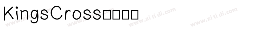 KingsCross字体转换
