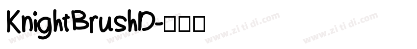 KnightBrushD字体转换