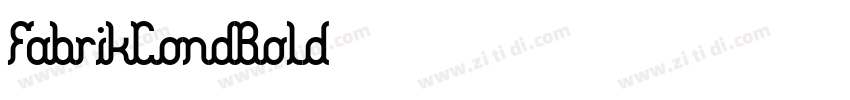 FabrikCondBold字体转换