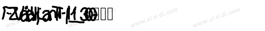 FZVariableLanTHK_300字体转换
