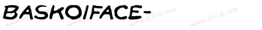 Bask01Face字体转换