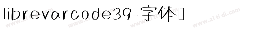 librevarcode39字体转换
