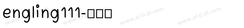 engling111字体转换