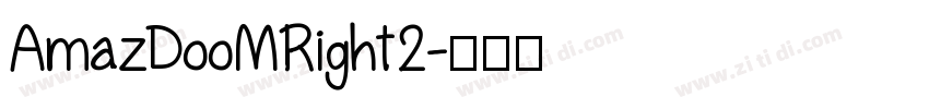 AmazDooMRight2字体转换