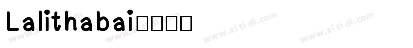 Lalithabai字体转换