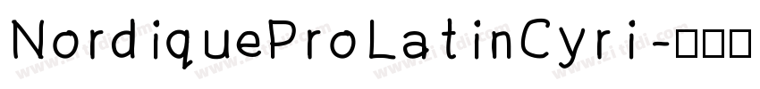 NordiqueProLatinCyri字体转换