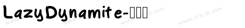 LazyDynamite字体转换