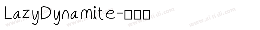 LazyDynamite字体转换