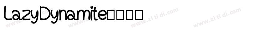 LazyDynamite字体转换