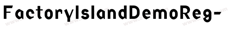 FactoryIslandDemoReg字体转换