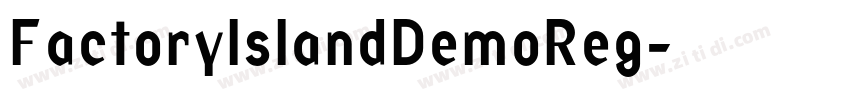 FactoryIslandDemoReg字体转换