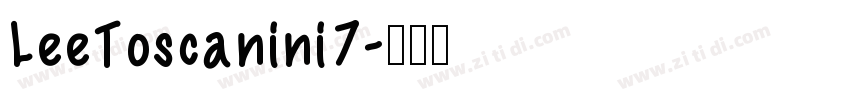 LeeToscanini7字体转换