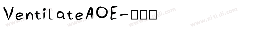 VentilateAOE字体转换