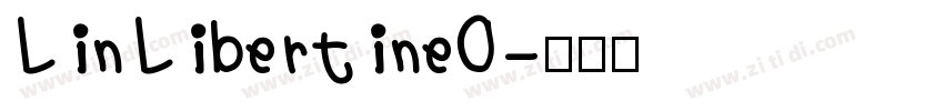 LinLibertineO字体转换