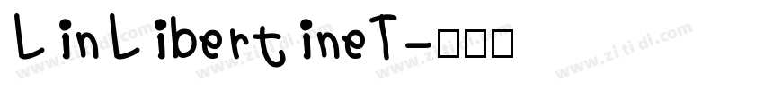 LinLibertineT字体转换