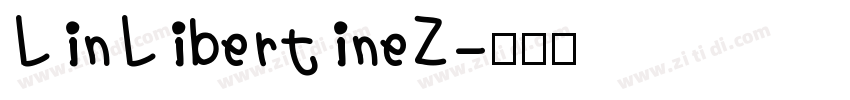 LinLibertineZ字体转换