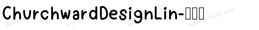 ChurchwardDesignLin字体转换