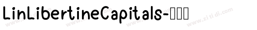 LinLibertineCapitals字体转换