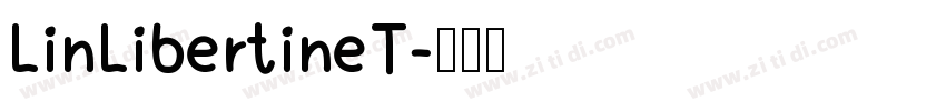 LinLibertineT字体转换