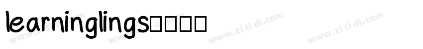 learninglings字体转换