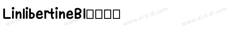 LinlibertineBI字体转换
